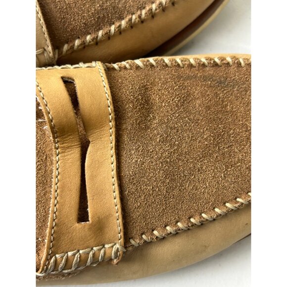 Aston Grey Collection Scadicci Penny Loafers Men’s size 8 Genuine Leather Upper - Picture 8 of 13